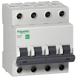 Schneider Electric - EZ9F34432 SCHNEIDER ELECTRIC OTOMATİK SİGORTA MCB EASY9 4P 32A 4,5KA C TİPİ