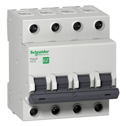 Schneider Electric - EZ9F34463 SCHNEIDER ELECTRIC OTOMATİK SİGORTA EASY9 4P 63A 4.5KA C TİPİ