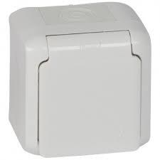 Legrand - LEGRAND FORIX BEYAZ ÇOCUK KORUMALI TOPRAKLI PRİZ IP44 3245067823736