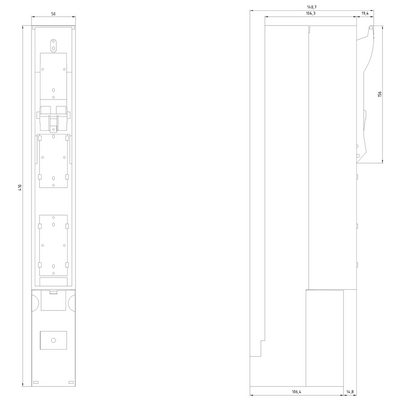 SIEMENS HAT GİRİŞ DİKEY SİGORTA YÜK AYIRICI BOY 00-000 4011209652323