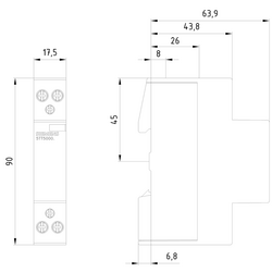 SIEMENS INSTA KONTAKTÖR 20A 230V AC 2NO 4001869343907 - Thumbnail
