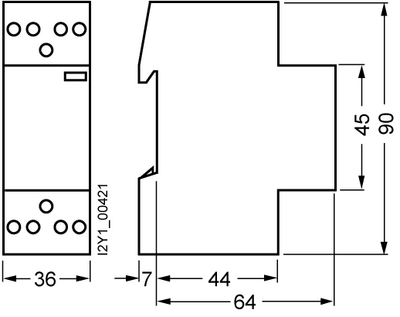 SIEMENS INSTA KONTAKTÖR 230V 2NO+2NC 4001869344027