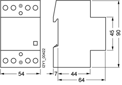 SIEMENS INSTA KONTAKTÖR 230V 3NO+1NC 4001869344089 - Thumbnail