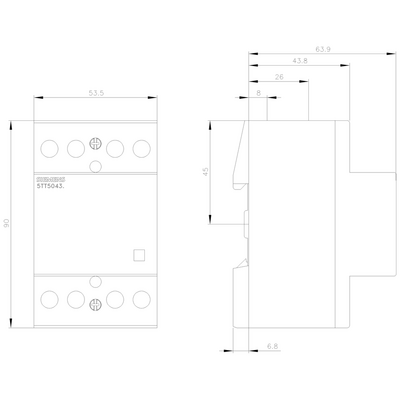 SIEMENS INSTA KONTAKTÖR 230V 4NC 4001869344126