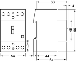SIEMENS INSTA KONTAKTÖR 230V 4NC 4001869344201 - Thumbnail