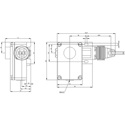 SIEMENS İPLİ ACİL DURUM ŞALTERİ METAL GÖVDE 50 METRE İPLİ 4011209567924