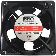 Isıso - ISISO IF-12038HA2SL220V 24VDC 120X120X38MM METAL FAN