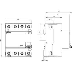 SIEMENS 5SV3346-6 3X63A 30MA 3F+N TİP-A KAÇAK AKIM RÖLESİ 4001869427782 - Thumbnail