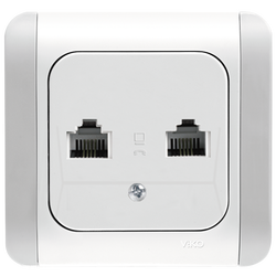 Viko - VIKO KARDELEN İKİLİ NÜMERİS TELEFON PRİZİ