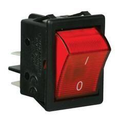 EMAS KARE IŞIKLI ANAHTAR KIRMIZI A14K