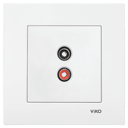 Viko - VIKO KARRE BEYAZ MÜZİK YAYIN PRİZİ 8691138055646