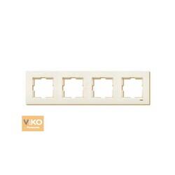 Viko - VIKO KARRE KREM DÖRTLÜ ÇERÇEVE 8691136611073