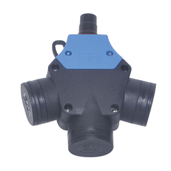 TP Electric - TP ELECTRIC KAUÇUK MONOFAZE 3 LÜ GRUP PRİZ FRANSIZ TİPİ 8693151648522