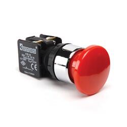 Emas - EMAS KD MANTAR DÜĞME ÇİFT DEVRE KIRMIZI KB14MK