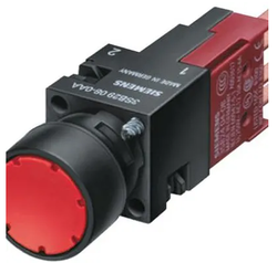 Siemens - SIEMENS IŞIKLI BUTON KIRMIZI STOP 16MM 4011209091542
