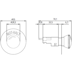 SIEMENS MANTAR BUTON KIRMIZI 1 Ö KALICI 4011209028128 - Thumbnail