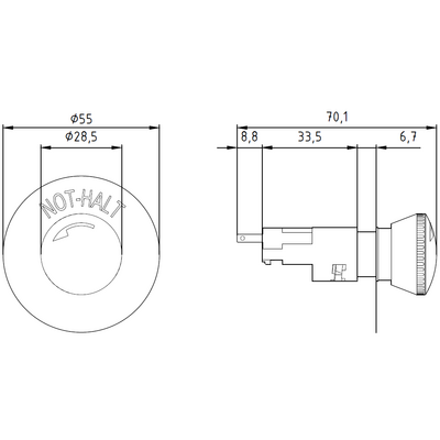SIEMENS MANTAR BUTON KIRMIZI 1 Ö KALICI 4011209028128