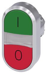 Siemens - SIEMENS KIRMIZI-YEŞİL 0-1 YAZILI METAL İKİZ BUTON SIRIUS ACT 4011209972872