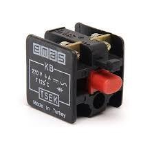 Emas - EMAS KONTAK BLOK ÇİFT DEVRE BUTONLUK 1NA+1NK KB14B