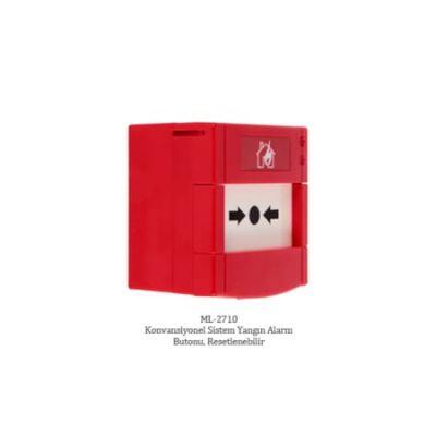 MAVİGARD KONVANSİYONEL RESETLENEBİLİR YANGIN ALARM BUTONU ML-2710
