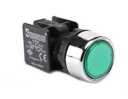 Emas - EMAS KUMANDA DÜĞMESİ ÇİFT DEVRE YEŞİL KB14DY