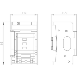 SIEMENS KURMA KOLU KİLİT TERTİBATI 3VA2 4042949004769 - Thumbnail
