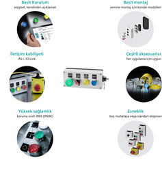 SIEMENS KUTULU ACİL DURDURMA BUTON SET 1NC PLASTİK 4011209968332 - Thumbnail
