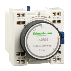 Schneider Electric - SCHNEIDER ELECTRIC TESYS ZAMAN GECİKME YARDIMCI KONTAK BLOĞU 1NA+1NK YAYLI TERMİNALLER 3389110821895
