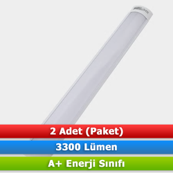 Lampist - LAMPİST LED YATAY BANT ARMATÜR 42W 6500K (2 ADET) Lampist - LAMPİST LED YATAY BANT ARMATÜR 42W 6500K (2 ADET)