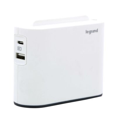 LEGRAND 049401 ÇOKLU FİŞ PRİZ 12A BEYAZ/KOYU GRİ