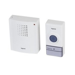 Legrand - LEGRAND 094250 ESSENTİAL UZAKTAN KUMANDALI BEYAZ KAPI ZİLİ