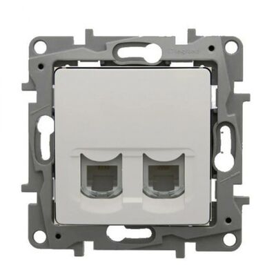 LEGRAND 767140 SALBEİ 2XRJ45 CAT6 UTP BEYAZ DATA PRİZİ