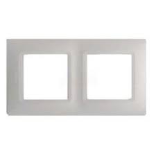 Legrand - LEGRAND 767332 SALBEİ BEYAZ İKİLİ ÇERÇEVE 3245067673324
