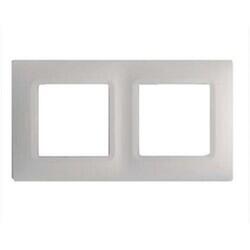 Legrand - LEGRAND 767342 SALBEİ BEJ İKİLİ YATAY ÇERÇEVE 3245067673423