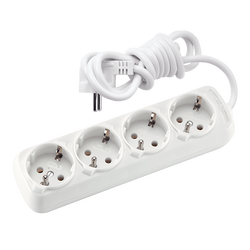 Viko - VIKO LEYLAK DÖRTLÜ 2MT KABLOLU GRUP PRİZ