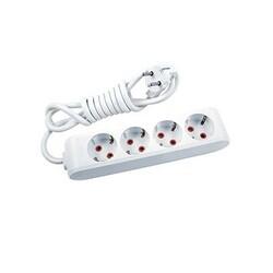 Viko - VIKO LEYLAK DÖRTLÜ 5 METRE KABLOLU GRUP PRİZ