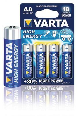 VARTA PİL KALEM HIGH ENERGY AA 4 LÜ 4008496559435