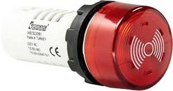 Emas - EMAS MB SERİSİ MONOBLOK BUZZER 220V/AC IŞIKLI SABİT 22MM MBZS220S