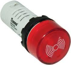 Emas - EMAS IŞIKLI SABİT 22MM MONOBLOK BUZZER MB SERİSİ 24VAC/DC MBZS024S
