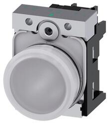 Siemens - SIEMENS METAL KOMPLE SİNYAL LAMBASI BEYAZ 230VAC SİRİUS ACT 4011209966529