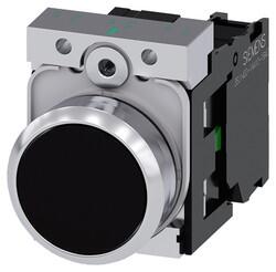 Siemens - SIEMENS METAL KOMPLE YAY DÖNÜŞLÜ BUTONLAR SIYAH SIRIUS ACT 4011209958289