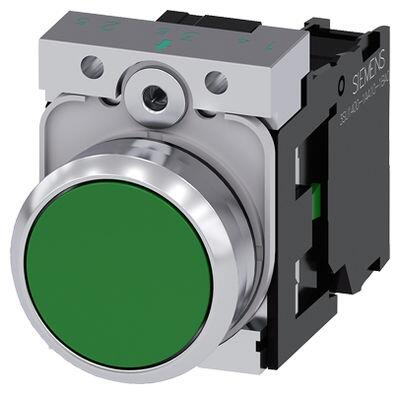 SIEMENS METAL KOMPLE YAY DÖNÜŞLÜ BUTONLAR YEŞIL SIRIUS ACT 4011209958319