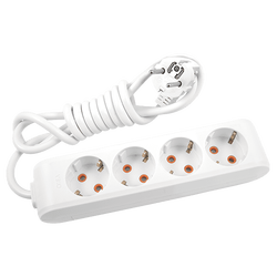 Viko - VIKO MULTİLET DÖRTLÜ 3 METRE KABLOLU GRUP PRİZ