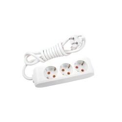 Viko - VIKO MULTİLET ÜÇLÜ 2 METRE KABLOLU ANAHTARLI GRUP PRİZ