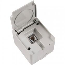 Schneider Electric - SCHNEIDER ELECTRIC NEMLİYER 1XRJ11 TELEFON PRİZİ GRİ 8690495032291