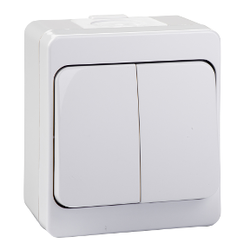 Schneider Electric - SCHNEIDER ELECTRIC NEMLİYER ANAHTAR ÇİFT 1 YÖNLÜ EKSİKSİZ ÜRÜN YÜZEY BEYAZ 8690495031980