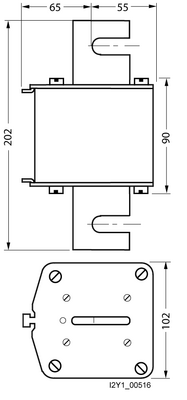 SIEMENS 800A BOY 4 GENİŞLİK 101.8MM STEATİT SERAMİK GÖVDELİ NH-BIÇAKLI SİGORTA BUŞONU 4001869056654