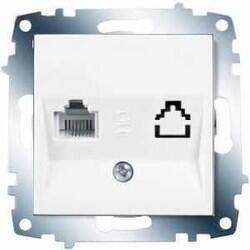 Viko - VIKO NUMERİS TELEFON PRİZİ KARRE BEYAZ 8691138055455