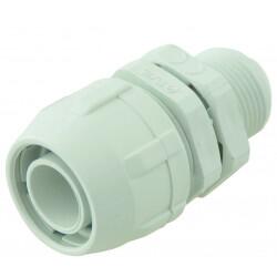 Kardeş Elektrik - KARDEŞ ELEKTRİK PVC RAKOR GRİ PG21 Q20 MM IP65 8010730009466