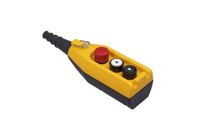 EMAS START BUTON PL VİNÇ 3 LÜ TEK HIZLI ACİL STOPLU 30 MM PV3E30B2